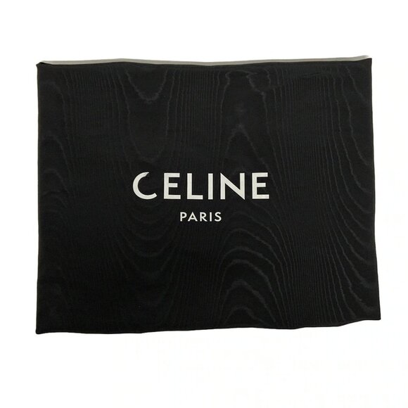 Auth CELINE Luggage Micro Shopper - Gray Leather Handbag - Picture 8 of 15